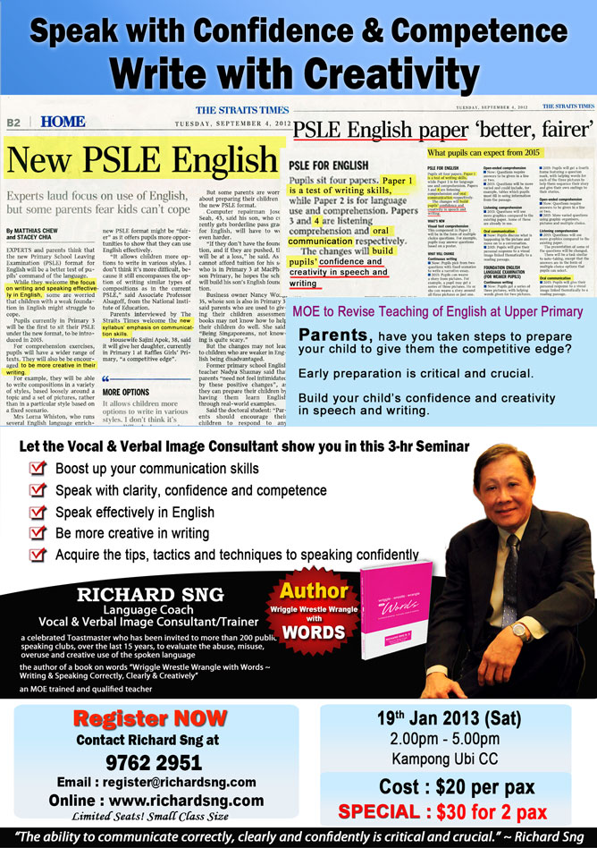 PSLE-English-Seminar Speak-with-Confidence-and-competence-Write-with-Creativity-PSLE-English-Seminar